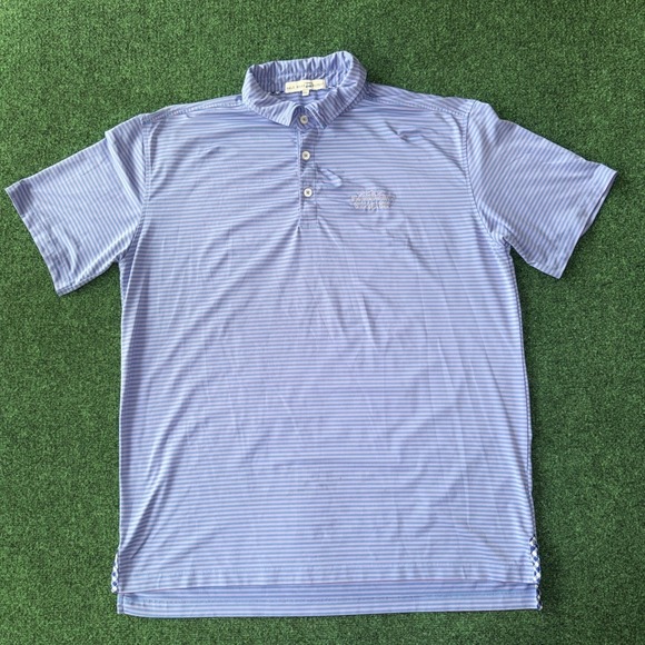 Bald Head Blues Other - Bald Head Blues Mens XXL Striped Golf Polo Proctor Pittsford Country Club P10